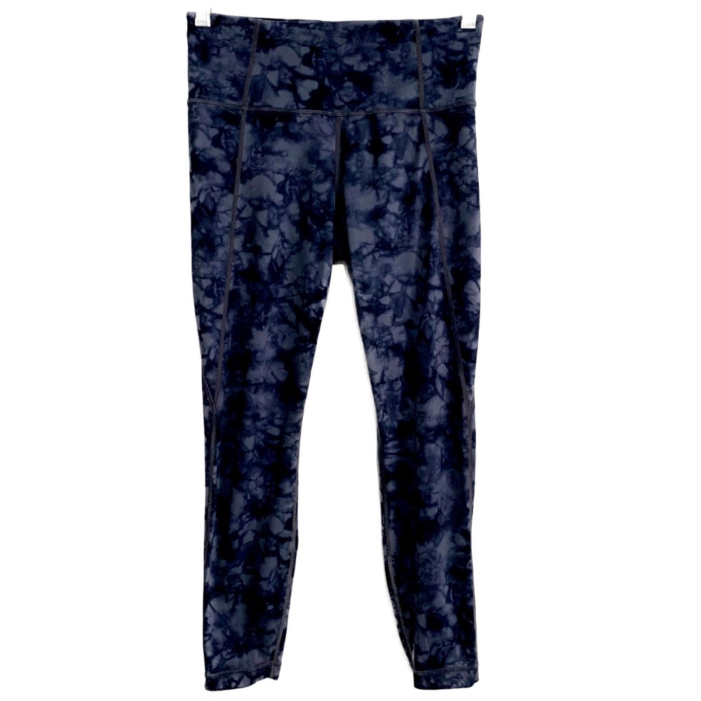 Athleta Blue Tie Dye Style Leggings